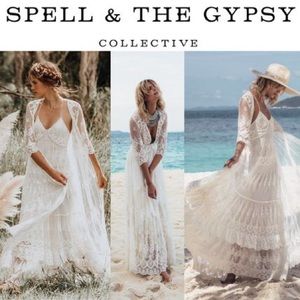 Spell & the Gypsy bridal canyon moon mesh duster